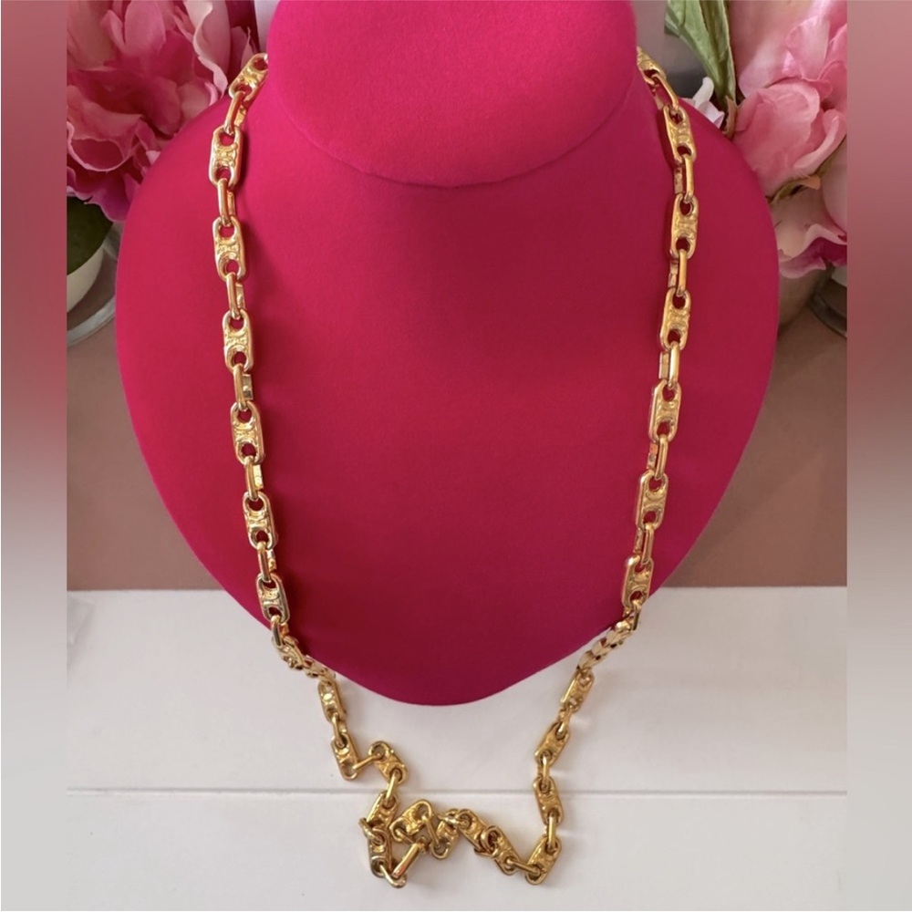 New Vintage Celine Gold Chain Necklace - Picture 13 of 14